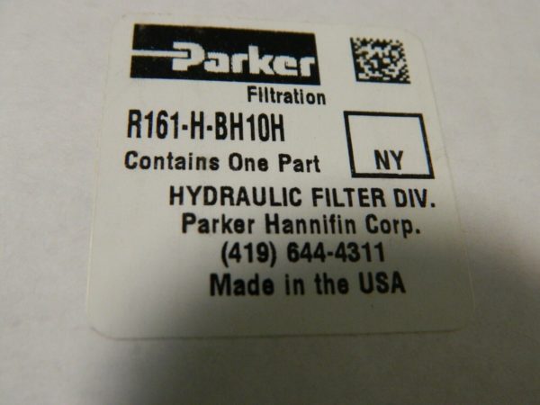 Parker Hydraulic Pressure Line Filter Cartridge Micron Rating: 10 PR3124