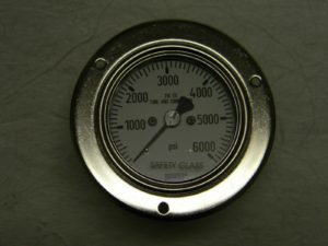Wika Pressure Gauge Lower Back Connection Mount 50761609