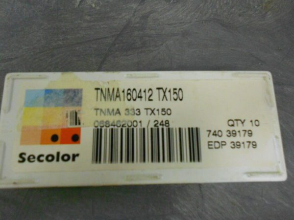 Seco Carbide Inserts TNMA160412 TNMA333 Grade-TX150 Qty 10 39179