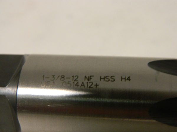 Hertel HSS Straight Flute Standard Hand Tap 1-3/8 - 12 UNF H4 6-FL 02384527