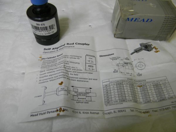 Mead Fluid Dynamics Flex Rod Coupler 7/8”-14 Rod Thread No Standard DMA-875