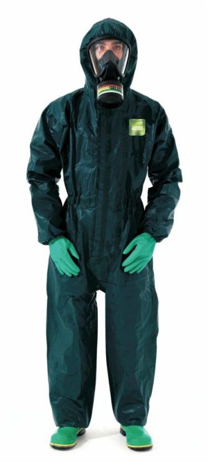 Ansel Alphatec 68-4000 Taped Hooded Coverall Size XL - Lot of 4