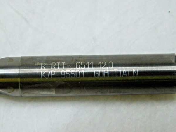 Guhring Carbide Extra Length Drill Bit Through Coolant 12mm 135° 2FL 6511 12.000