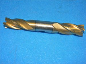 Professional 1084 4280 7/8" x 1/8" x 6-1/8" Double End 4F Hss Square End Mill