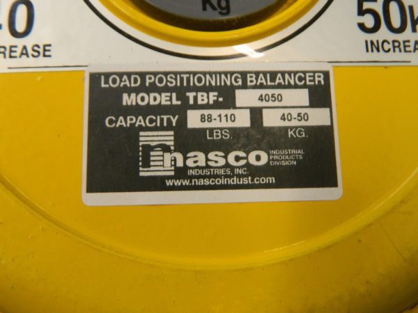 Nasco Industries TBF-4050 LOAD POSITIONING BALANCERS