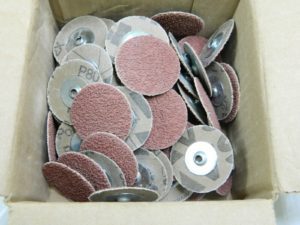 Quick-Change Disc: Type S, 2″ Disc Dia, 80 Grit, AO, Coated Qty 75 05661863