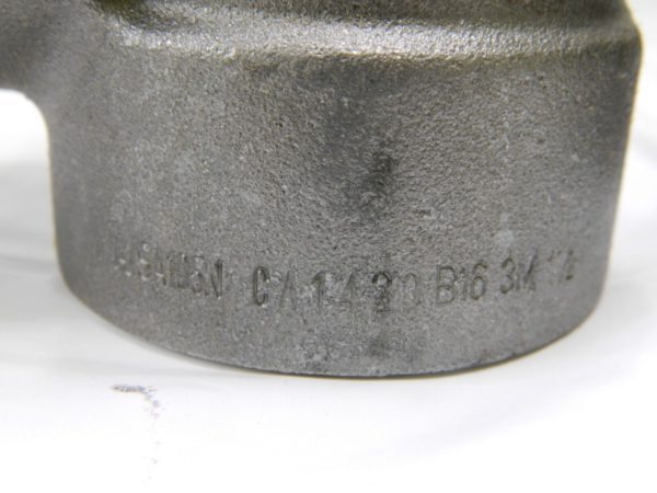 90 ° Elbow: 1-1/2″ Forged Carbon Steel, Class 3000 Qty 2 -12145-7