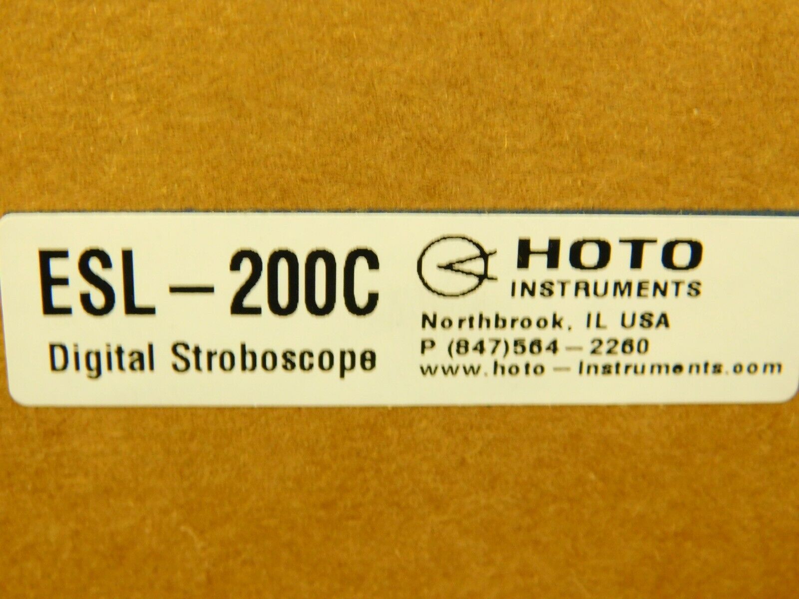 Hoto Instruments LED Stroboscope W/O Calibration Certificate ESL-200C