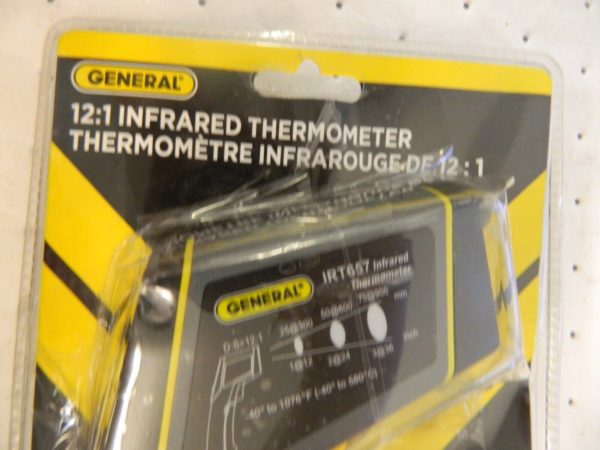 GENERAL -40 to 580°C (-40 to 1076°F) Infrared Thermometer IRT657