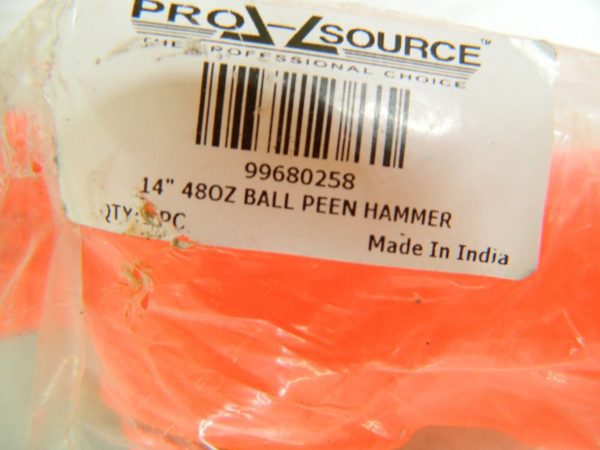 PRO-SOURCE Ball Pein Hammer 14" Length PSBPID/48/14