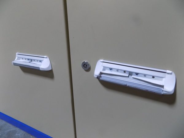 Vidmar Industrial 2-Door Storage Cabinet 60 x 27 x 27 LOCKED SHUT w/ NO KEYS