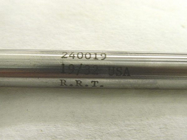 Precision Chucking Reamer Carbide Tipped 19/32" Dia. 6FL #72190382