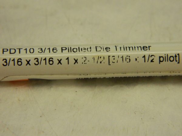 Imco pdt10 3/16 piloted die trimmer 05647