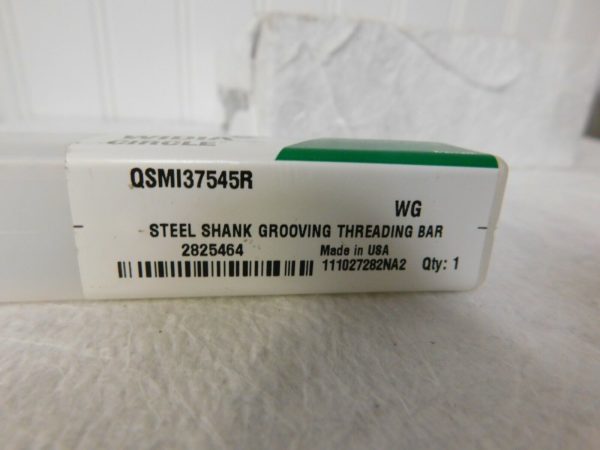Widia 4" OAL Steel QSMI Indexable Boring Bar 1950453