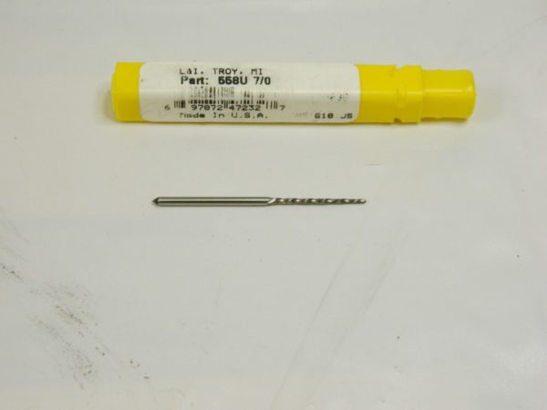 Vector HSS Taper Pin Reamer #7/0 Pin 0.0497″ Small End 558u7/0