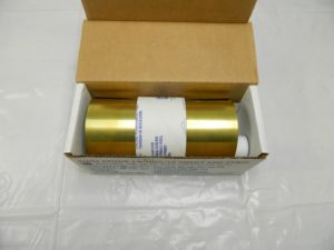 TBI Shim Stock: 0.005'' Thick, 60'' Long, 6″ Wide, 260 Alloy Brass M-BBN60-5