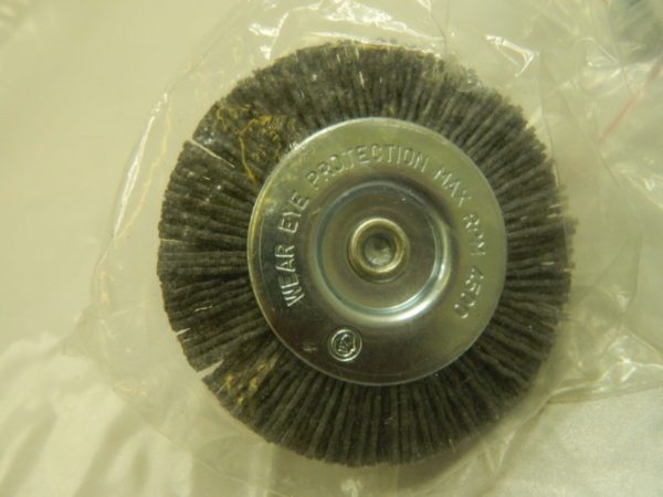 Wheel Brush lot of 6: 3″ Wheel Dia, Crimped 3807506590R