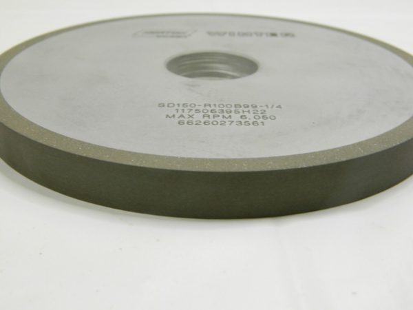 NORTON Surface Grinding Wheel 6″ Dia, 1/2″ T, 1-1/4″ H, 150 Grit 66260273561