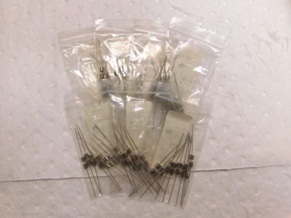 Mersen Fast Acting Miniature Glass Fuse 350V 2A 10-Pack Lot of 7 #SMG-V2