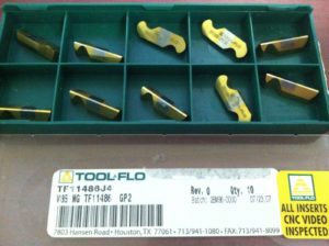Tool-Flo Indexable Carbide Grooving Inserts V85NG R.050 GP2 #TF11486J4