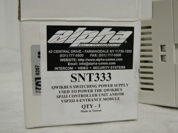 Alpha Qwikbus Switching Power Supply SNT333