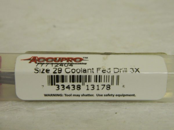Accupro 5XD 6mm 140° AlTiN 2FL Solid Carbide Jobber Drill 77712404