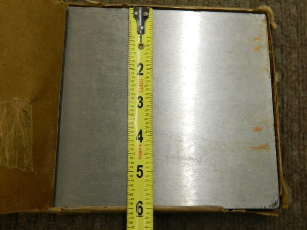 Low Carbon Steel Flat Stock 24" x 6" x 3/4", AISI Grade A36 58446