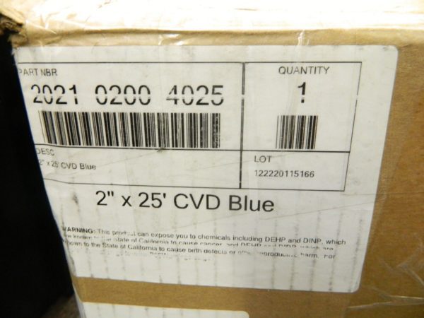 HI-TECH DURAVENT Blower Duct Hose PVCe, 2″ ID, 36 psi 25' Long Blue 202102004025
