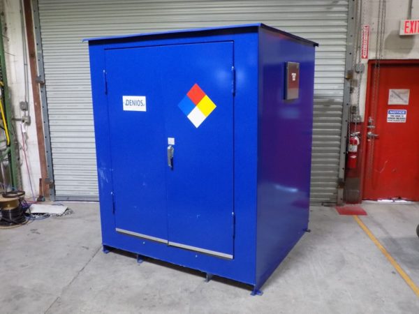 Denios Industrial Storage Locker for Hazardous Material 70" W x 66.5" D x 88" H