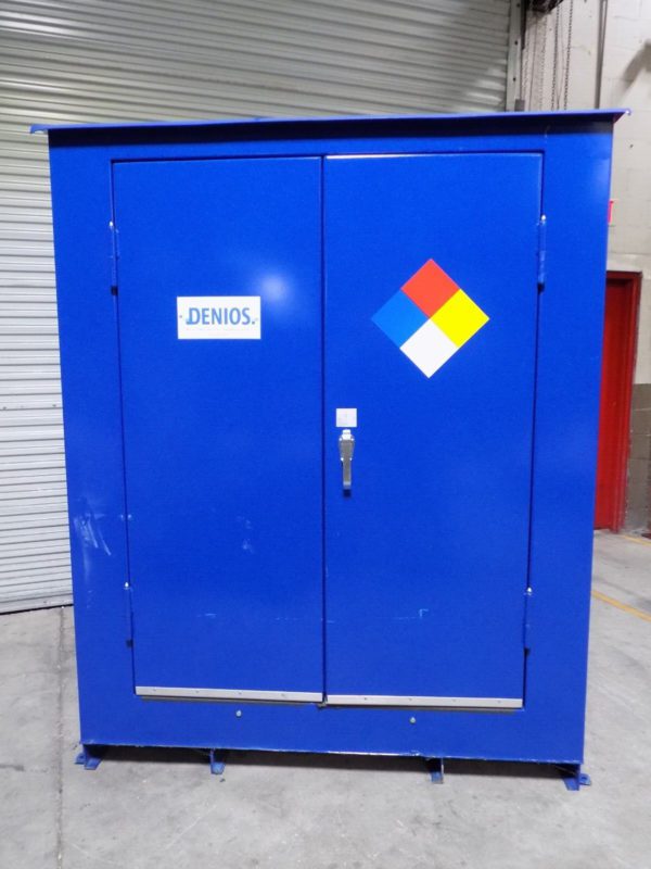 Denios Industrial Storage Locker for Hazardous Material 70" W x 66.5" D x 88" H