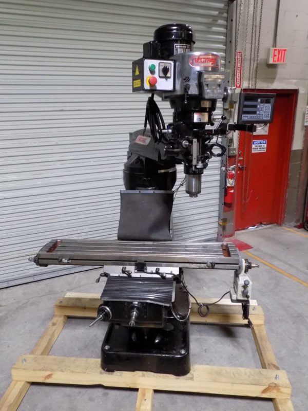 Vectrax 9" x 48" Variable Speed Milling Machine R8 Spindle 3HP 230/460v REPAIR