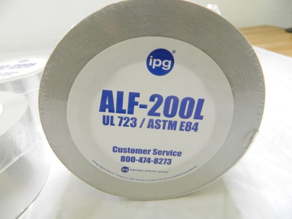 INTERTAPE Silver Aluminum Foil Tape 2-1/2" x 60yds Qty 4 Rolls ALF200L02560