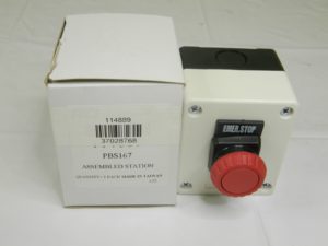 ACI Push-Button Control Station: Maintained, NO/NC, Emergency Stop 114889