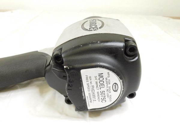 Sioux FORCE Impact Wrench 3/4" Drive 3/8" Inlet 5000RPM 5075C PARTS/REPAIR