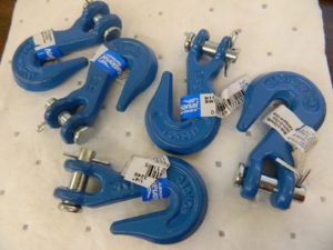 National Hardware Clevis Grab Hook in Blue,1/4 Inch qty 5 N177-212