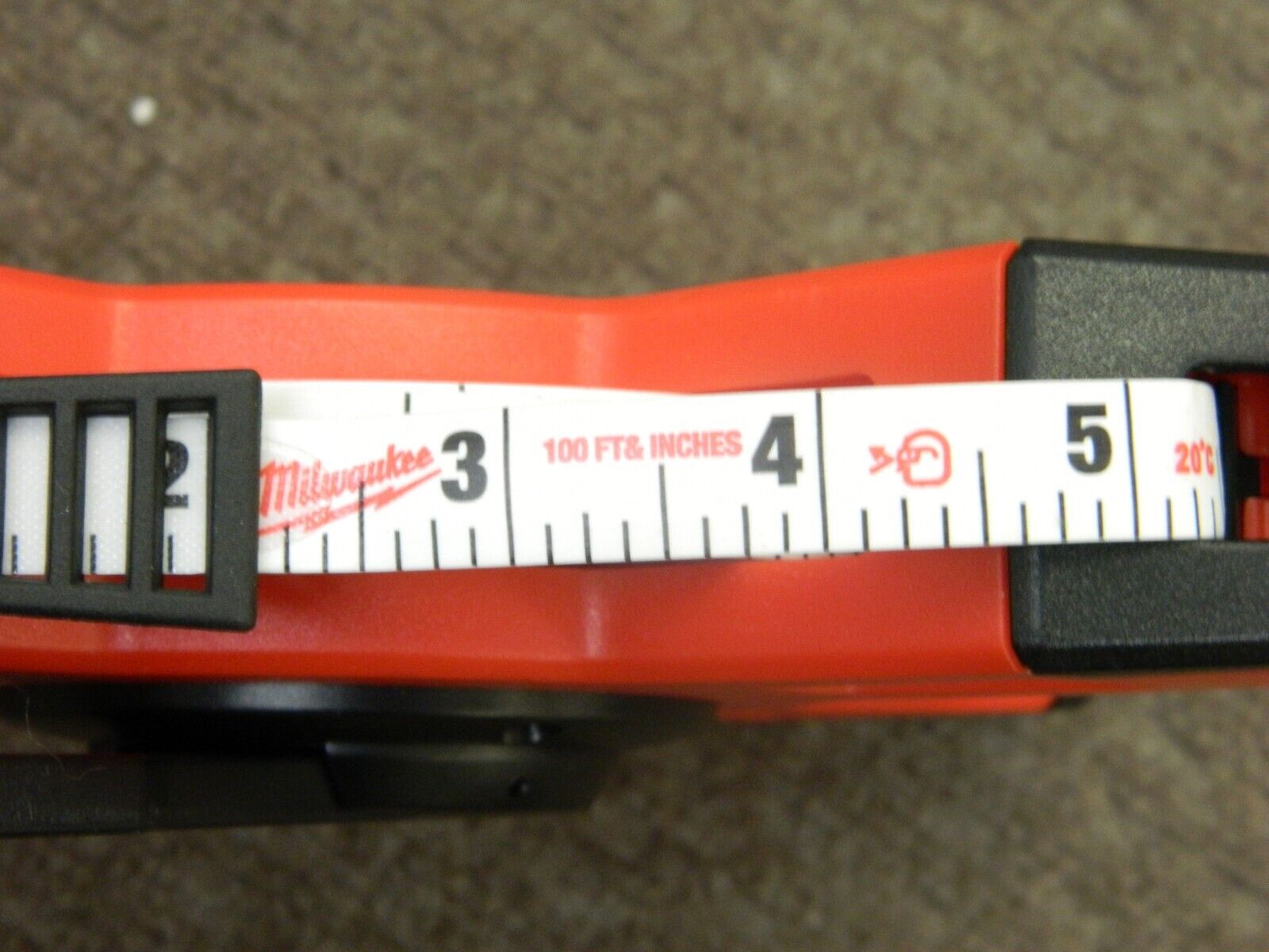 Milwaukee Tool Tape Measure: 100' Long, 2-1/4″ Width, White Blade