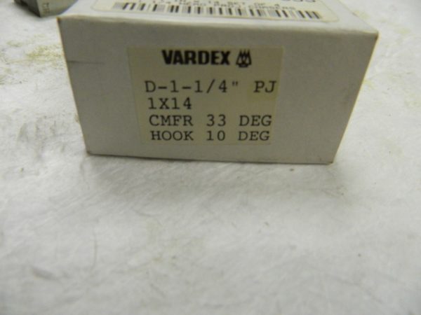 Vargus Vardex 1-14 UNS Thread Projection Right Hand HSS Chaser QTY 4 05308929