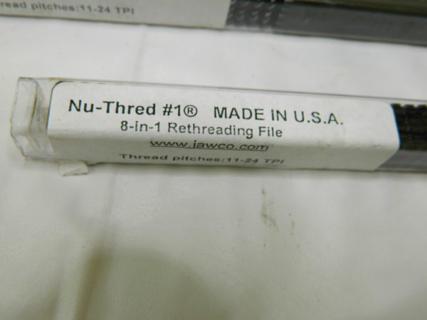 Nu-Thred #1 7/16 x 8-3/8″ OAL External Pipe Thread Restoring File Qty 2
