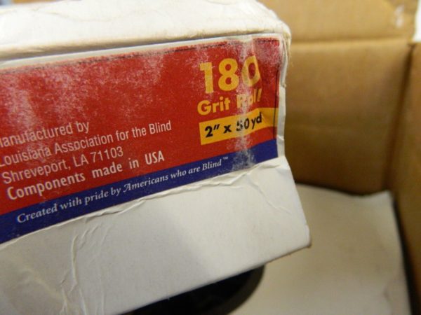 ABILITY ONE Shop Roll: 220 Grit, Aluminum Oxide box of 10 5350002746209