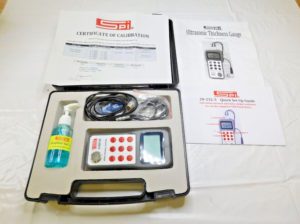SPI Ultrasonic Thickness Gage Accuracy 0.0015 in w/Case & Certificate 20-232-5