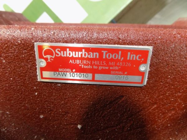 Suburban Double Web Angle Plate 10" x 10" x 10" Machined Cast Iron PAW101010