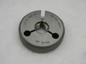 GF GAGE 1/2-13 Go/No Go Double Ring Thread Gage R0500133AS