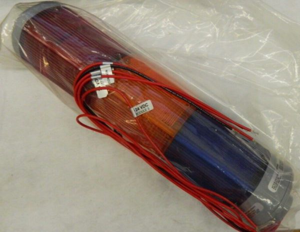 EDWARDS SIGNALING Incandescent Lamp, Amber, Blue, Red Tower Light 102SIN-RBA-G1