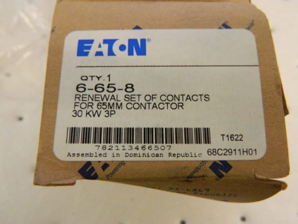 EATON CUTLER-HAMMER Starter Contact Kit 6-65-8