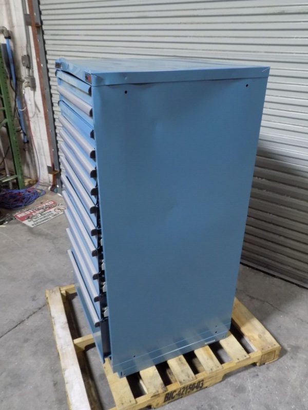 Lista Modular Storage Cabinet 12 Drawer 59 x 28 x 28 Steel Blue DAMAGED