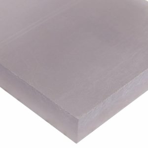 Pro-Grade Polycarbonite Plastic Sheet 12" x 12" x 1-1/2" Natural 63404719