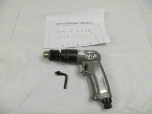 Air Tool Pneumatic Reversible Drill 3/8", 1800 RPM Keyed SM-725
