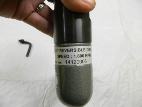 Air Tool Pneumatic Reversible Drill 3/8", 1800 RPM Keyed SM-725
