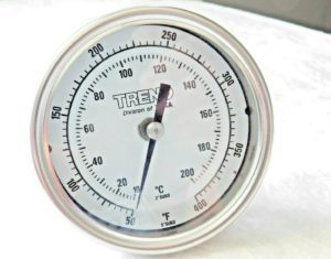 Wika Bi-Metal Thermometer SS 2-1/2" Stem 50 to 400° F TI.30 30025A009G4