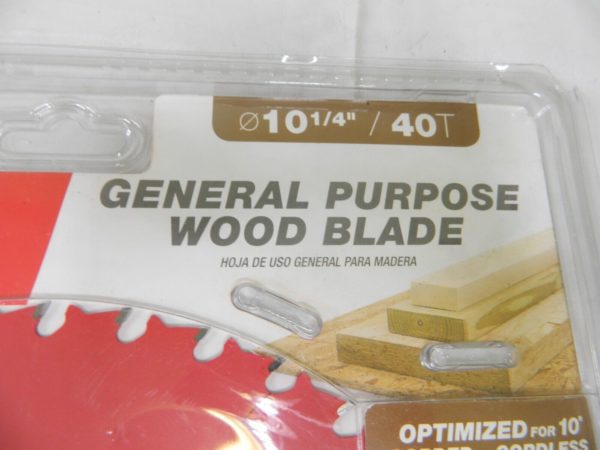 Diablo 10”/40T General Purpose Wood Blade D1040W